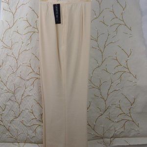 Lafayette 148 New York Oyster Silk Pant Size 12